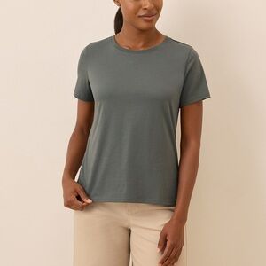 Pact Olive Women's Short Sleeve Tee